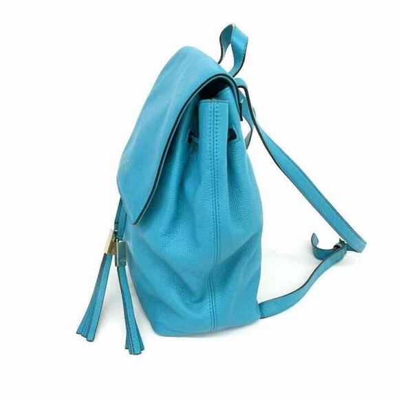Kate Spade Designer Turquoise Drawstring Backpack Shoulder Bag Purse main image 4